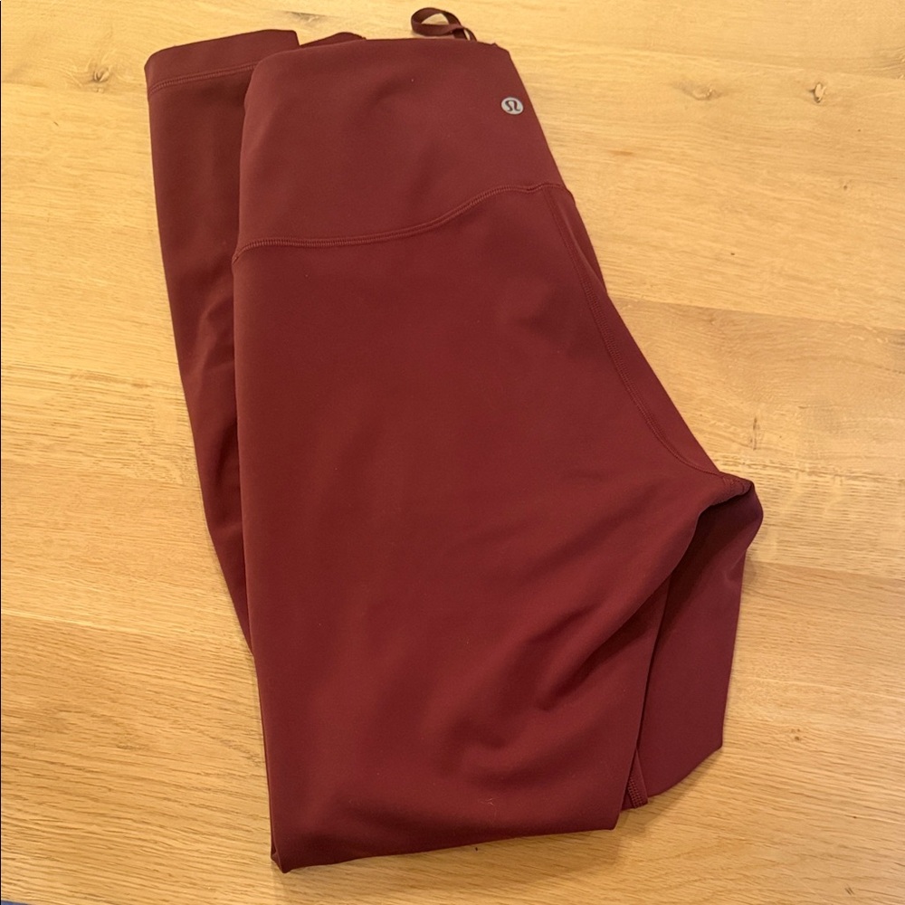 lululemon athletica Burgundy High-Rise Leggings